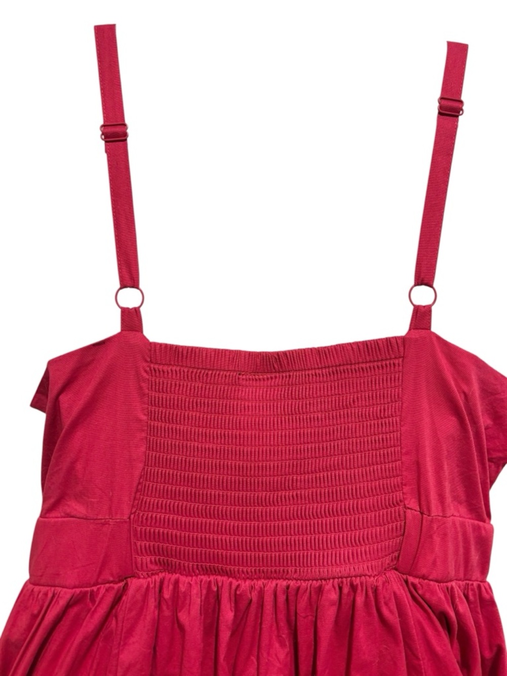 TORRID Mini Poplin Tie-Front Skater Dress Berry Size 0/L - Picture 9 of 13